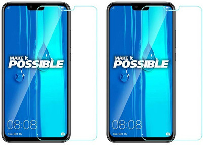 HOBBYTRONICS Tempered Glass Guard for Huawei Y9 2019(Pack of 2)