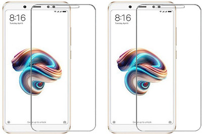 HOBBYTRONICS Tempered Glass Guard for Mi Redmi Note 5 Pro(Pack of 2)
