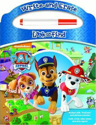 Paw Patrol Write & Erase Look & Find OP(English, Hardcover, Kids PI)