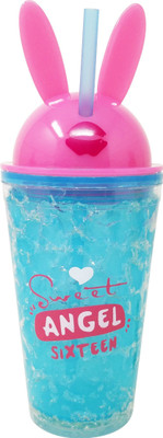 aaradhya 450 ml Plastic Sipper(Pack of 1, Blue, Pink)