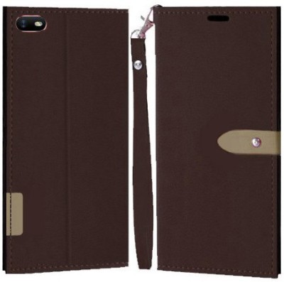YAYAVAR Flip Cover for OPPO A9 2020(Brown, Grip Case, Pack of: 1)