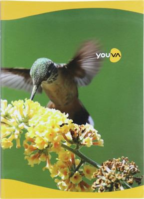 NAVNEET Youva Soft Bound Long Book 21x29.7 cm A4 Note Book Single Line 140 Pages(Multicolor, Pack of 6)