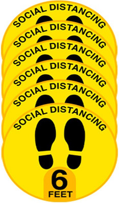 DECOR Production Social Distancing Emergency Sign