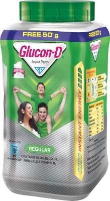 Glucon-D Regular Instant Energy Drink  (450 g, Plain Flavored)