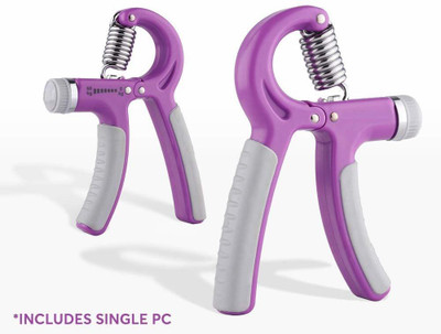 Leosportz Hand Gripper For Best Hand Exerciser Grip Adjustable 10kg to 40kg Hand Grip/Fitness Grip(Purple)