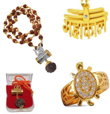 Pratima Brass, Wood, Crystal Gold-plated Multicolor Jewellery Set(Pack of 1)