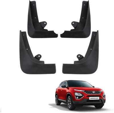 AuTO ADDiCT Front Mud Guard, Rear Mud Guard For Tata Harrier NA(Black)