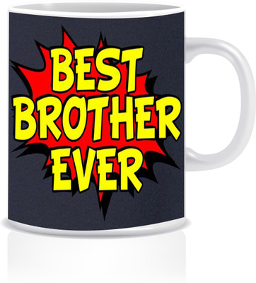 AY FASHION Printed Coffee for Brother Rakhi Gift Raksha Bandhan Gift(330 ml)_177 Ceramic Coffee Mug(330 ml)