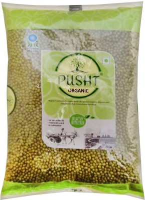 Pusht Organic Green Moong Dal (Whole)(2 kg)