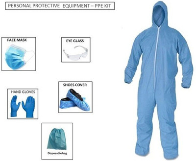 Ameya Traders PPE KIT with full body cover, Head cover,...