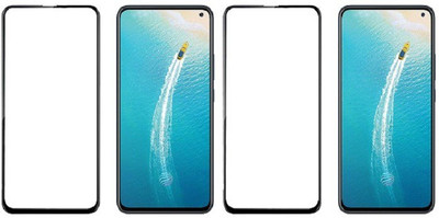 HOBBYTRONICS Edge To Edge Tempered Glass for Vivo V17(Pack of 2)