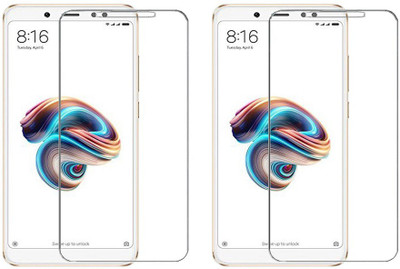 HOBBYTRONICS Tempered Glass Guard for Mi Redmi Note 5 Pro(Pack of 2)
