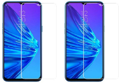 HOBBYTRONICS Tempered Glass Guard for Realme 5(Pack of 2)