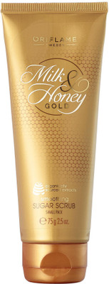 Oriflame Sweden Milk & Honey Gold Smoothing Sugar Scrub -75g Scrub(75 g)