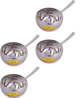 Shivshakti Arts Bowl, Spoon Serving Set