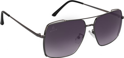 AISLIN Wayfarer, Rectangular Sunglasses(For Men & Women, Grey, Violet)