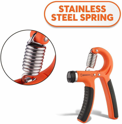 Leosportz Serveuttam Adjustable Hand Grip Strengthener (Orange) Hand Grip/Fitness Grip(Orange)