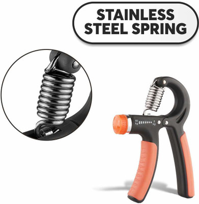 HACKERX Serveuttam Adjustable Hand Grip Strengthener (Orange,Black) Hand Grip/Fitness Grip(Purple)