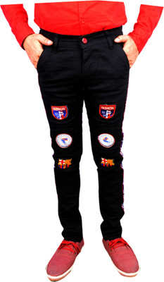 royal prince Slim Men Black Jeans