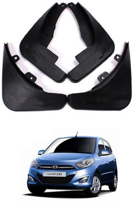 AuTO ADDiCT Front Mud Guard, Rear Mud Guard For Hyundai i10 NA(Black)