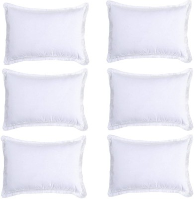 Planet Home Cotton Pillows Cover(Pack of 6, 43 cm*68 cm, White)