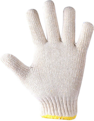 Meron Anti Cutting Resistant Hand Safety Gloves Cut-Proof Cotton Knitted hand gloves multipurpose, (5 Pair Pack) Nylon  Safety Gloves(Pack of 10)