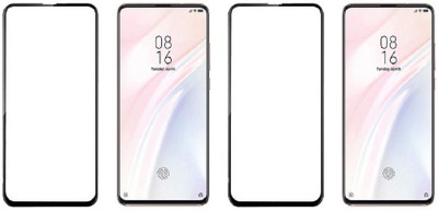 HOBBYTRONICS Edge To Edge Tempered Glass for Mi K20 Pro, Mi 9T Pro(Pack of 2)