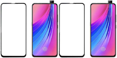 HOBBYTRONICS Edge To Edge Tempered Glass for Vivo V15 Pro(Pack of 2)