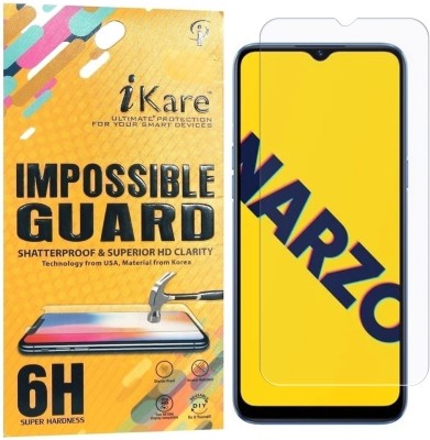 iKare Impossible Screen Guard for Realme Narzo 10A(Pack of 1)