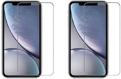 HOBBYTRONICS Tempered Glass Guard for Apple iPhone XR(Pack of 2)