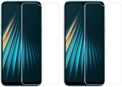 HOBBYTRONICS Tempered Glass Guard for Realme 5i(Pack of 2)