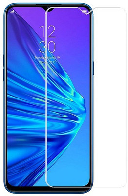 HOBBYTRONICS Tempered Glass Guard for Realme 5(Pack of 1)