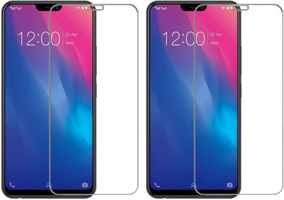 HOBBYTRONICS Tempered Glass Guard for Vivo V9 Youth(Pack of 2)