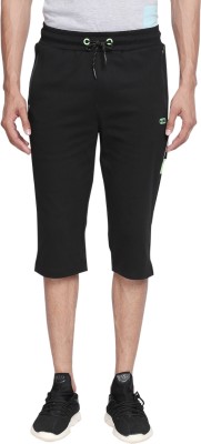 [Size M] Ajile by Pantaloons Solid Men Black Basic Shorts