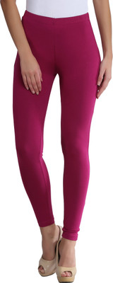 Morrio Ankle Length  Ethnic Wear Legging(Purple, Solid)