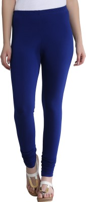 Morrio Churidar  Ethnic Wear Legging(Blue, Solid)