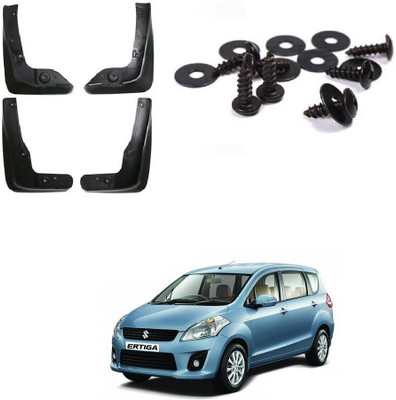 AuTO ADDiCT Front Mud Guard, Rear Mud Guard For Maruti Ertiga 2011, 2018(Black)