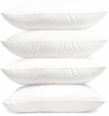 sleepy sheep plain pillow_03 Microfibre Solid Sleeping Pillow Pack of 4(Multicolor)