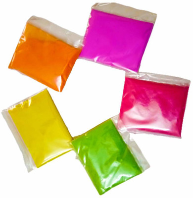 Avanti Creation Pack of 5 Rangoli Powder(Multicolor)