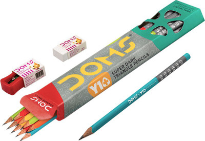 DOMS Super Dark Pencil(Pack of 100)