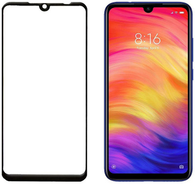 HOBBYTRONICS Edge To Edge Tempered Glass for Redmi Note 7 Pro(Pack of 1)