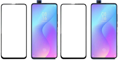 HOBBYTRONICS Edge To Edge Tempered Glass for Mi K20, Mi 9T(Pack of 2)