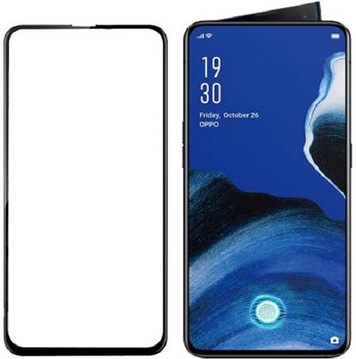HOBBYTRONICS Edge To Edge Tempered Glass for OPPO Reno 2(Pack of 1)