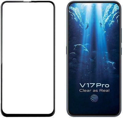 HOBBYTRONICS Edge To Edge Tempered Glass for Vivo V17 Pro(Pack of 1)