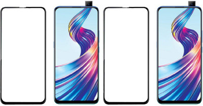 HOBBYTRONICS Edge To Edge Tempered Glass for Vivo V15(Pack of 2)
