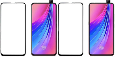 HOBBYTRONICS Edge To Edge Tempered Glass for Vivo V15 Pro(Pack of 2)