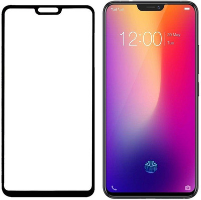 HOBBYTRONICS Edge To Edge Tempered Glass for VIVO X21(Pack of 1)