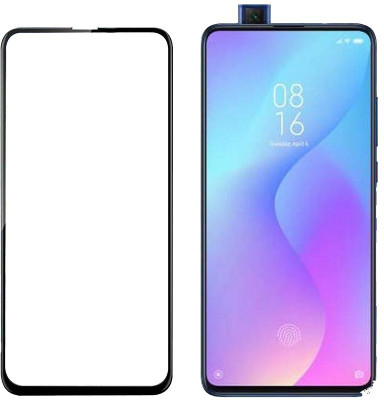 HOBBYTRONICS Edge To Edge Tempered Glass for Mi K20, Xiaomi Mi 9T(Pack of 1)