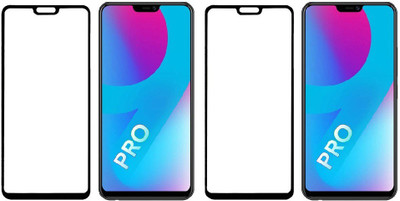 HOBBYTRONICS Edge To Edge Tempered Glass for Vivo V9 Pro(Pack of 2)