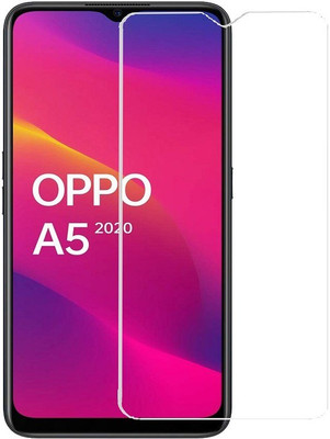 HOBBYTRONICS Tempered Glass Guard for Oppo A5(Pack of 1)